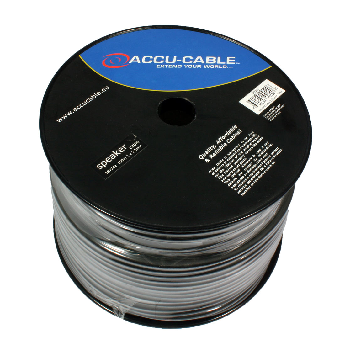 Accu Cable AC-SC2-2,5/100R-B Speaker cable 2x2,5mm
