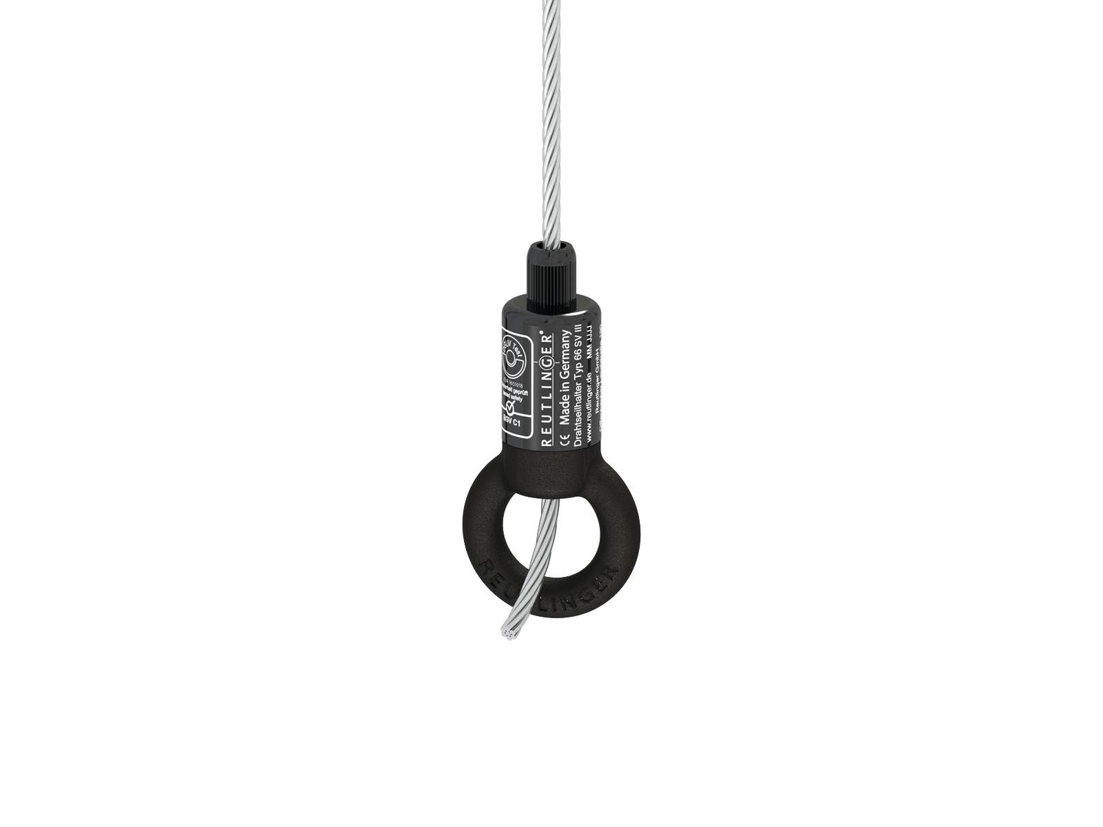 REUTLINGER Drahtseilhalter Typ 66 SVIII Ring-Integral