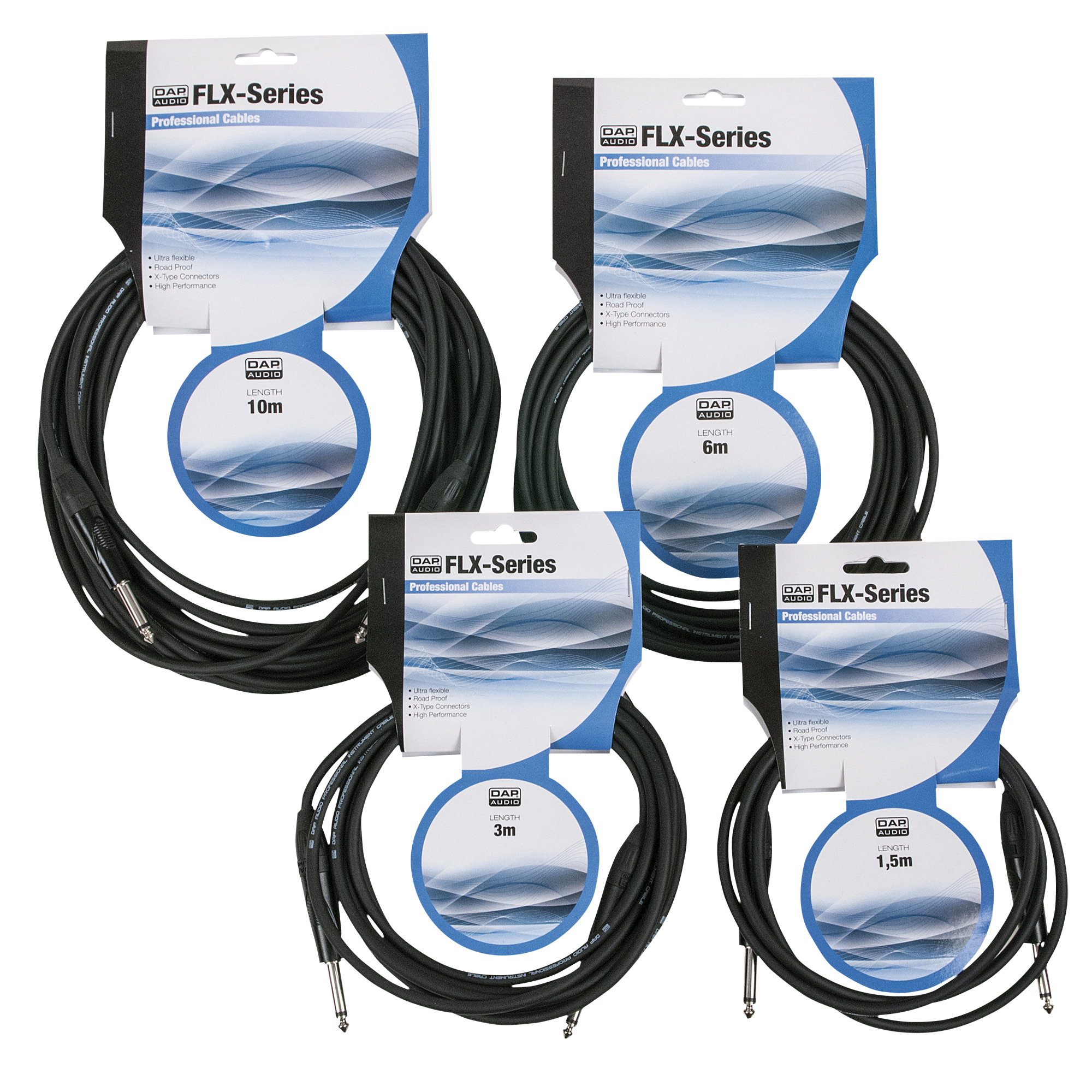 DAP FLX05 - unbal. Jack mono to Jack mono X-type 6 m 6m X-Type