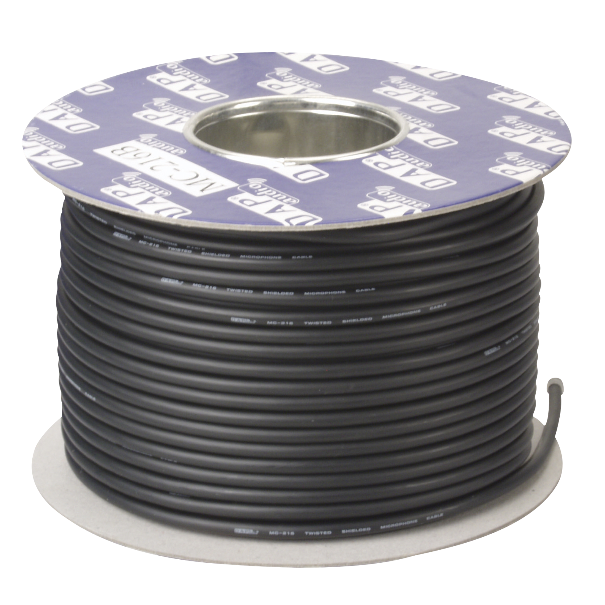 DAP MC-216 Schwarzes Mic/Line-Kabel - 100-m-Rolle DAP MC-216 Schwarzes Mic/Line-Kabel - 100-m-Rolle