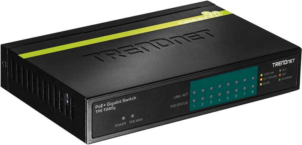 MONACOR TPE-TG80G Power-over-Ethernet-Gigabit-Switch MONACOR TPE-TG80G Power-over-Ethernet-Gigabit-Switch