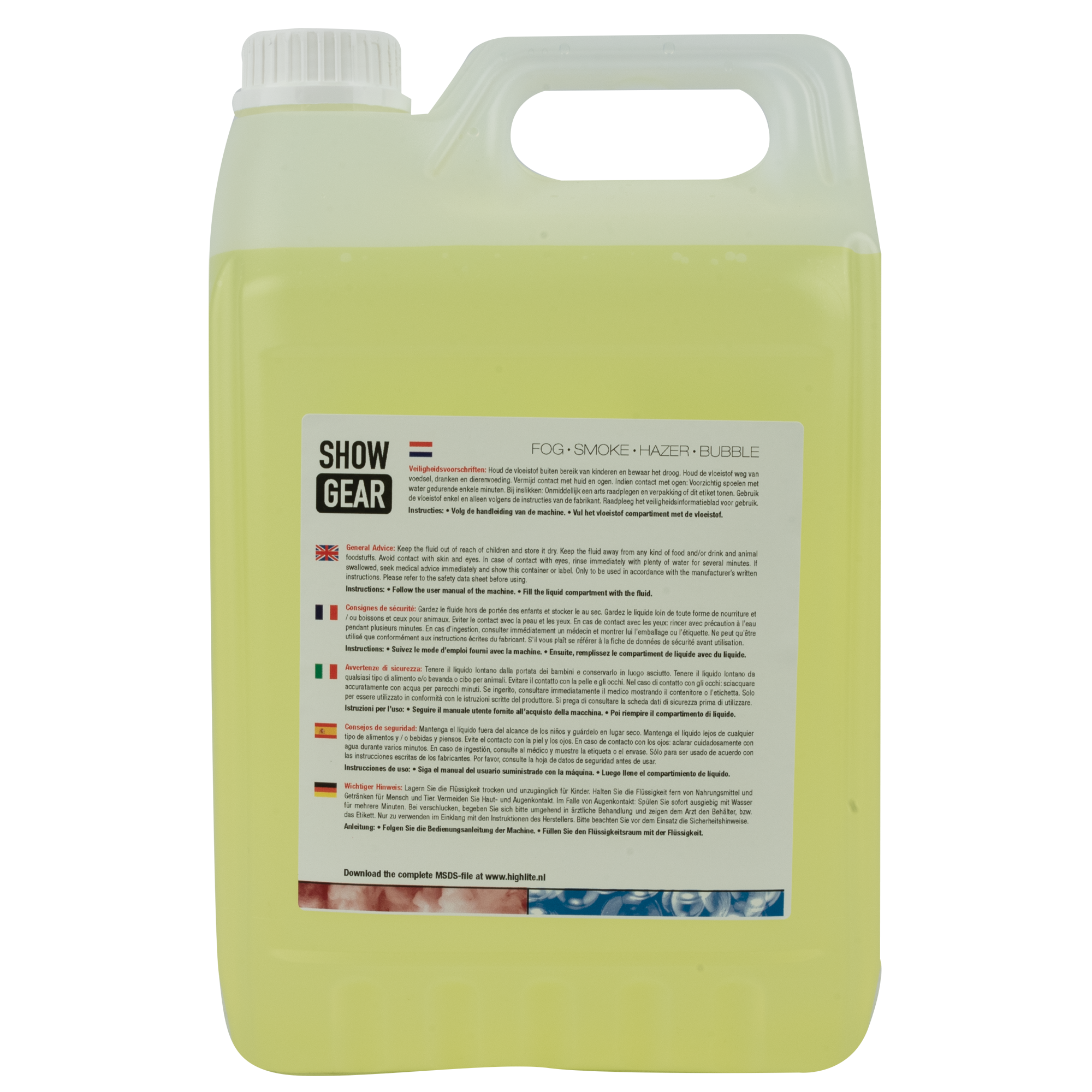 SHOWGEAR Fog Fluid Light 5 Liter - wasserbasiert