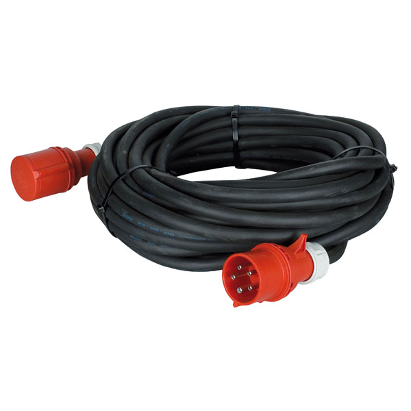 DAP Extension Cable, 32 A/380 V, 5 x 6 mm² 25 m