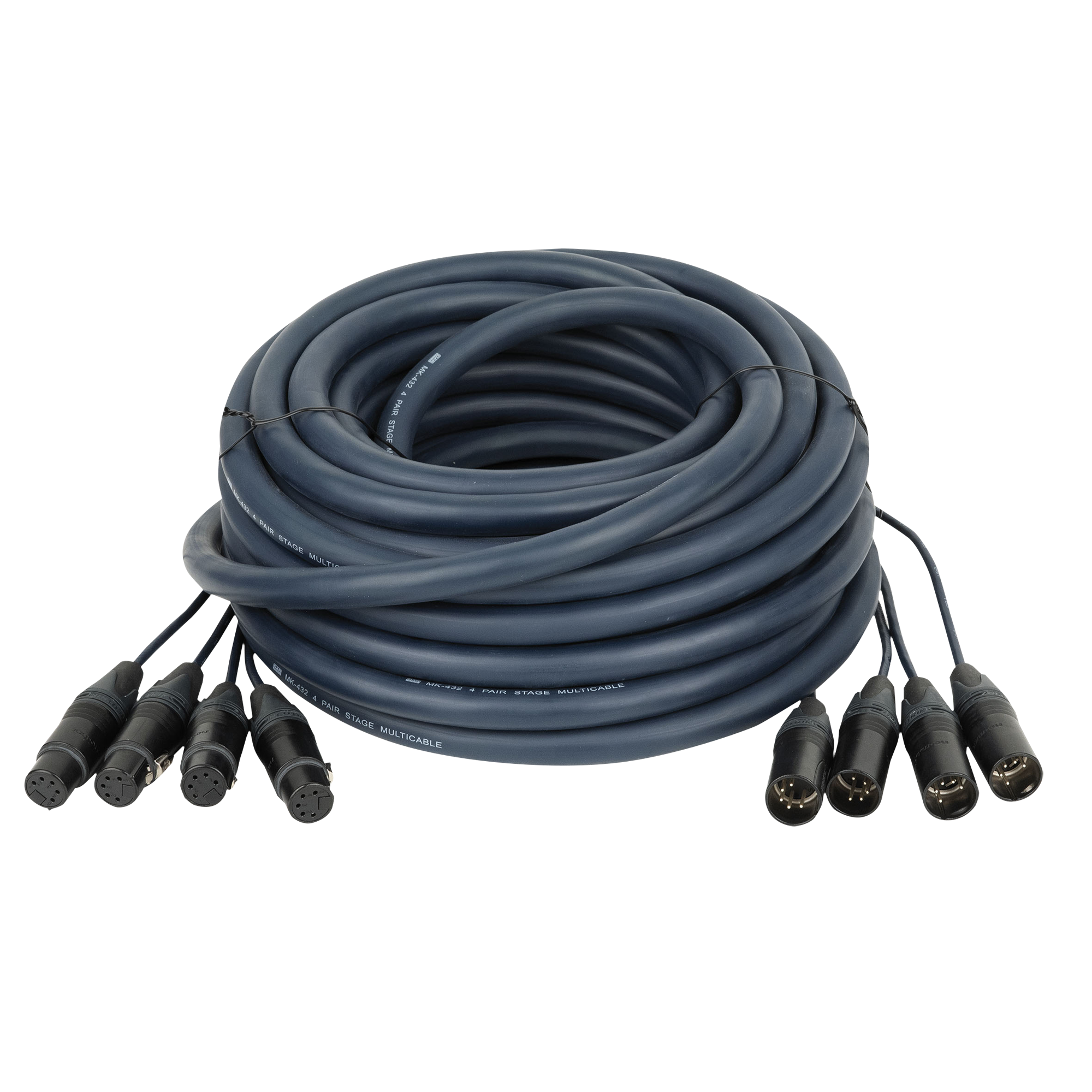 DAP Neutrik DMX Snake 4-way 5-pin XLR 4-Universum Multikabel - 20 m