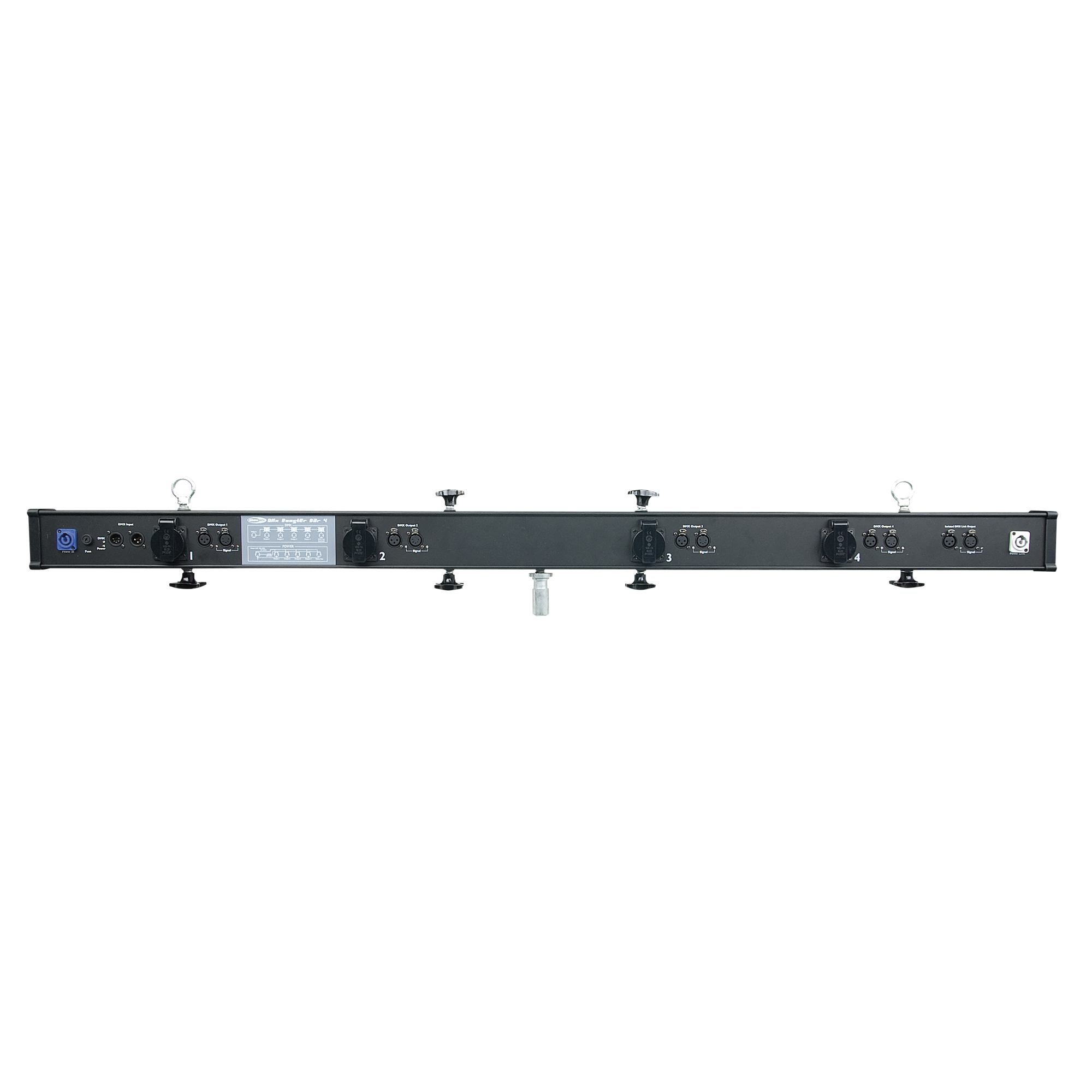 SHOWTEC DMX Booster Bar 4 4-channel DMX Booster 3P & 5P XLR DMX Booster mit 4 Kanälen und 3- & 5-poligen XLR-Anschlüssen SHOWTEC DMX Booster Bar 4 4-channel DMX Booster 3P & 5P XLR DMX Booster mit 4 Kanälen und 3- & 5-poligen XLR-Anschlüssen