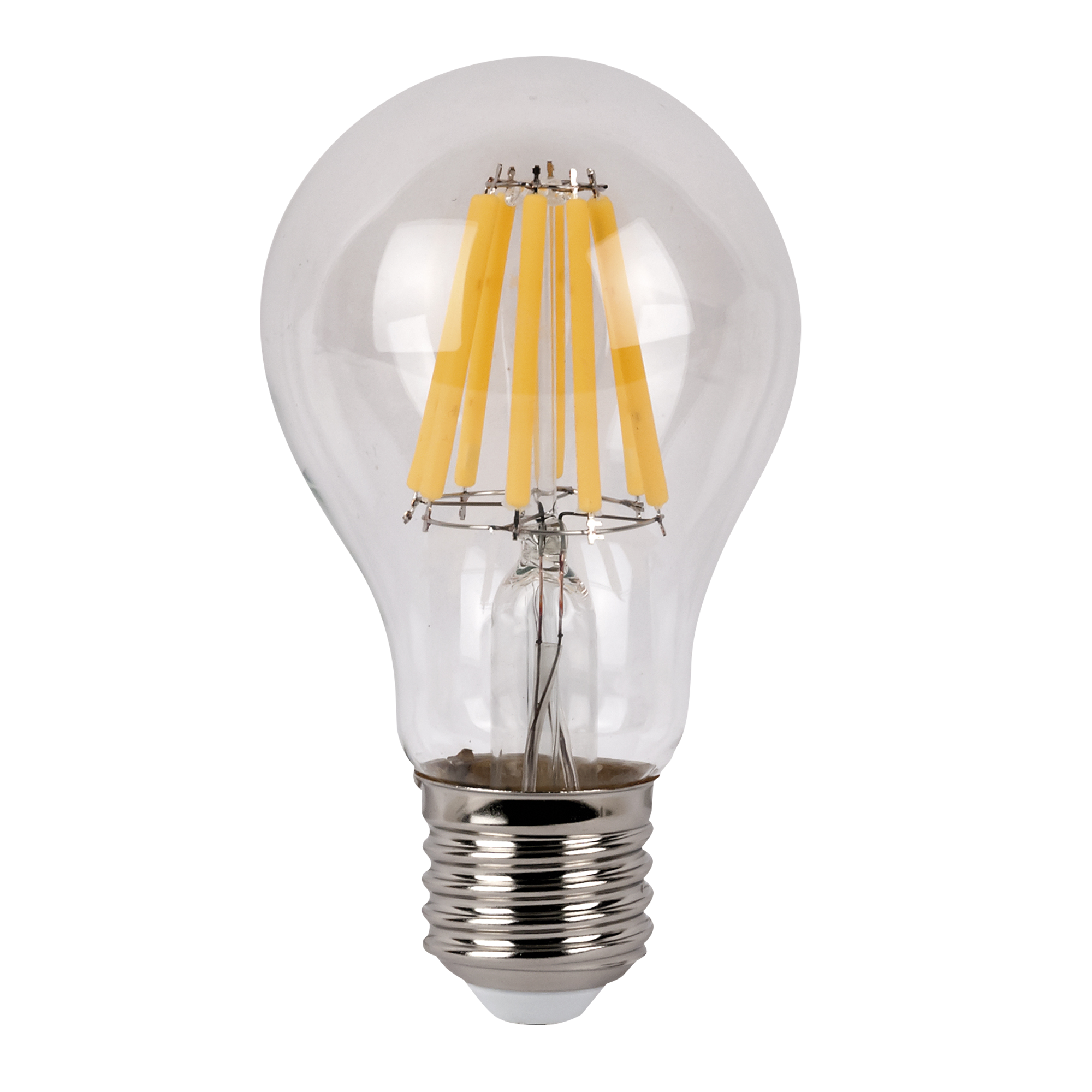 Showgear LED Bulb Clear WW E27 8W, nicht dimmbar