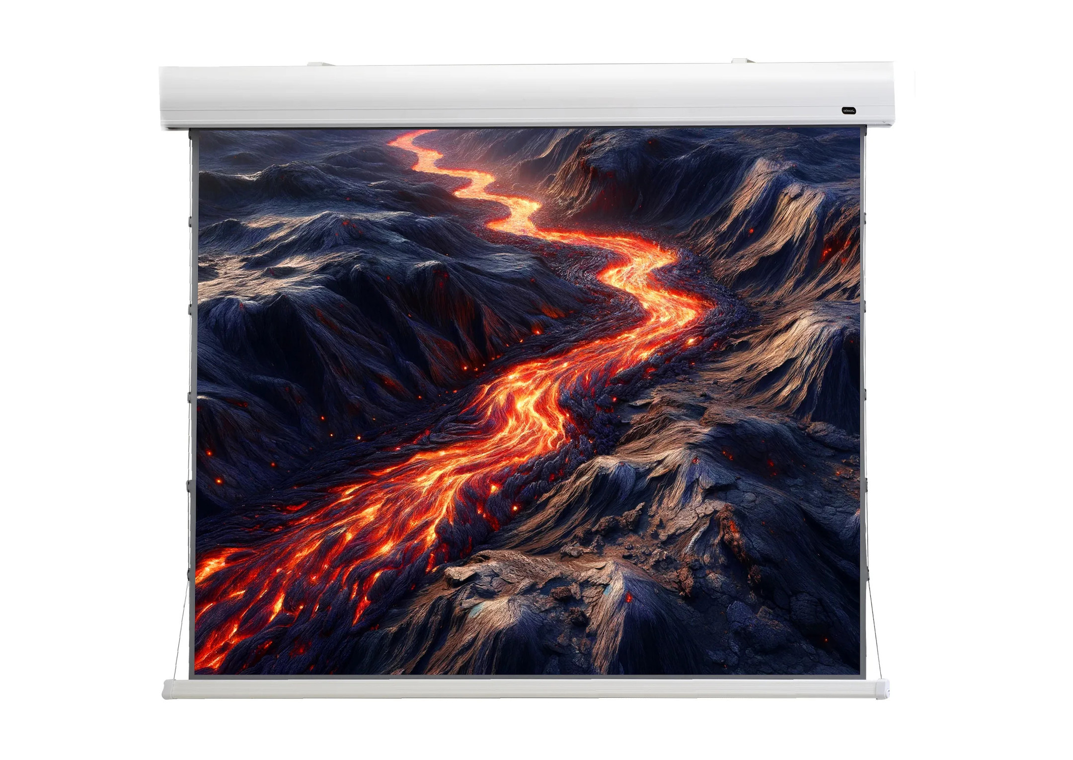 celexon HomeCinema Hochkontrastleinwand Tension 177 x 99 cm, 80" - Dynamic Slate ALR