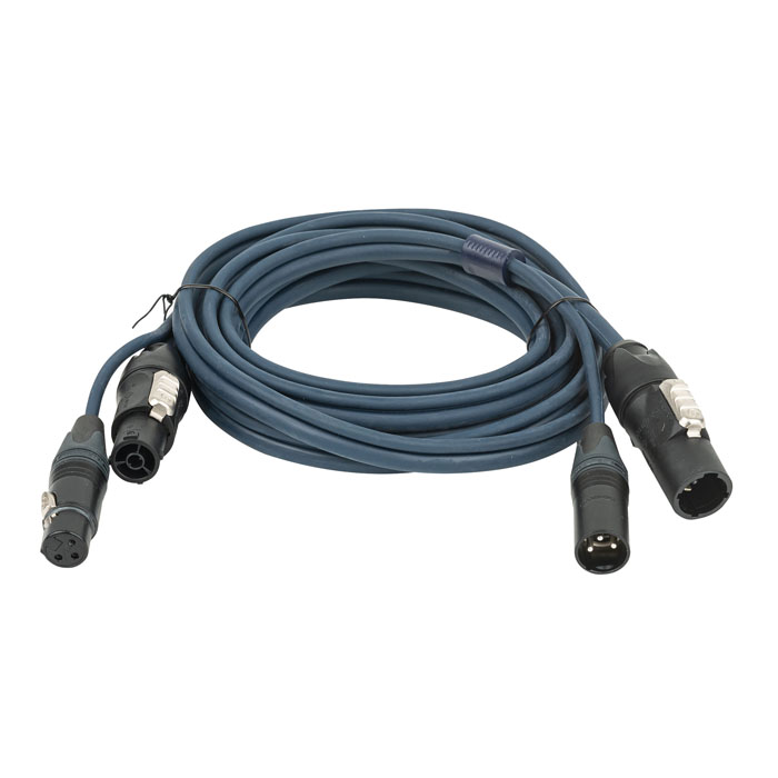 DAP FP-13 Hybrid Cable - powerCON TRUE1 & 3-pin XLR - DMX / Power DMX & Strom - 6 m