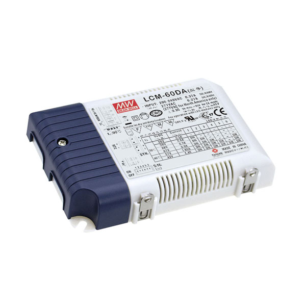 MEANWELL LED Driver Universal MEAN WELL LCM-60DA - 60 W MEANWELL LED Driver Universal MEAN WELL LCM-60DA - 60 W