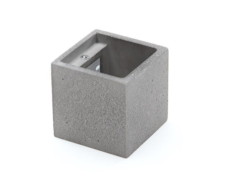 Cube, 1x max. 25 W G9, Dunkelgrau