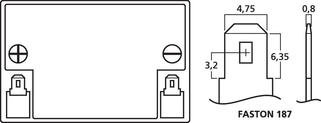 MONACOR TXA-1015ACCU Blei-Akkumulator, 12 V, 4,5 Ah
