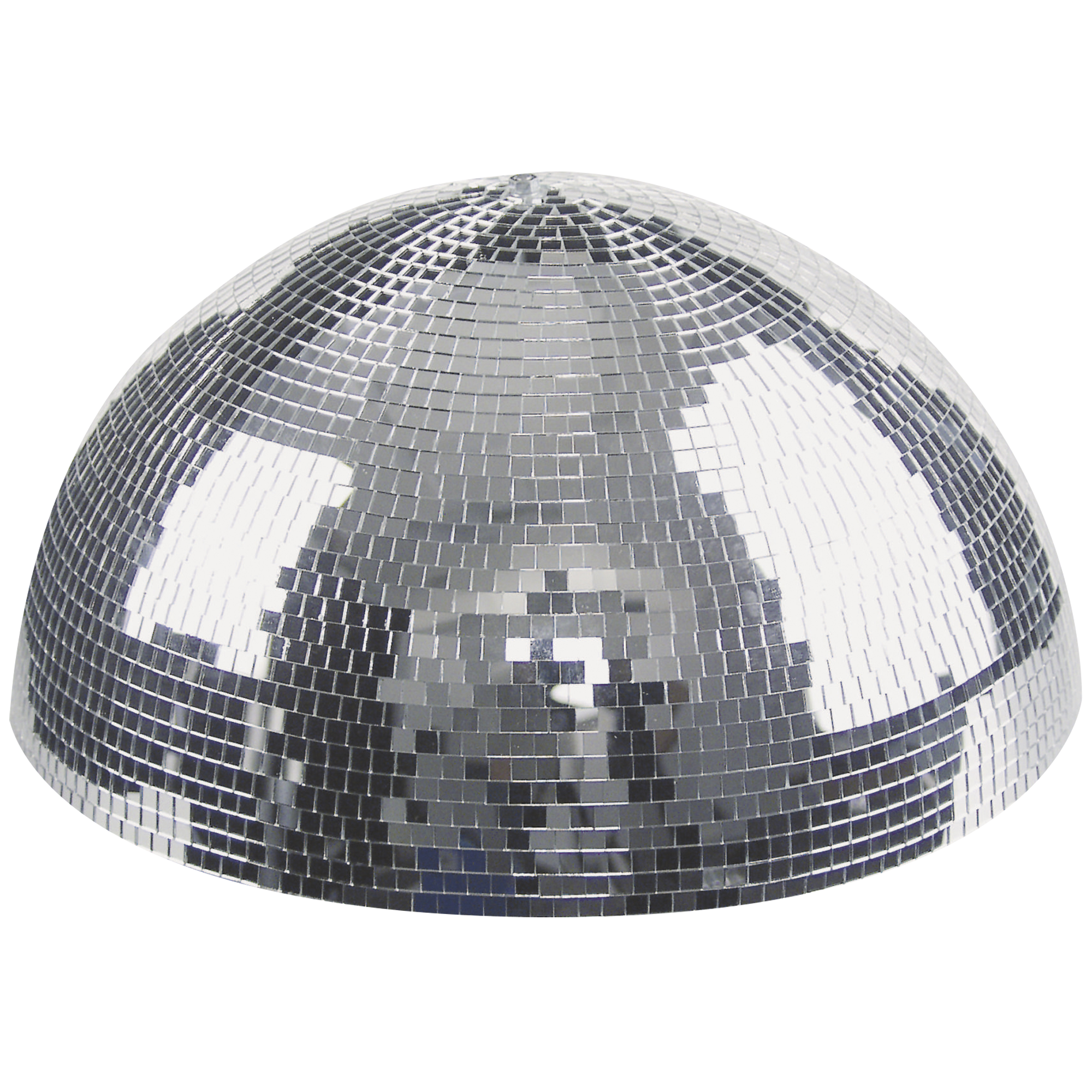 SHOWGEAR Half Mirror Ball Halbe Spiegelkugel mit Motor für die Montage an Decke, 40 cm