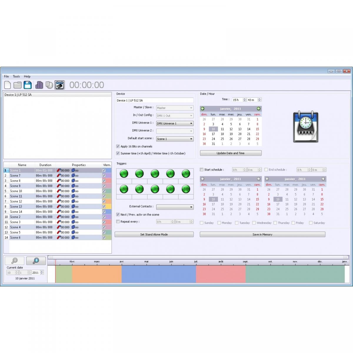 Briteq LD-1024Wall+ DMX Interface inkl. ChromateqSoftware