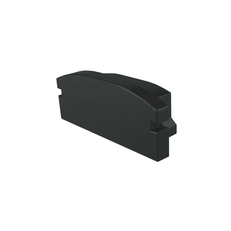 Endkappe F-AU-01-15 Set 2 Stk, Schwarz