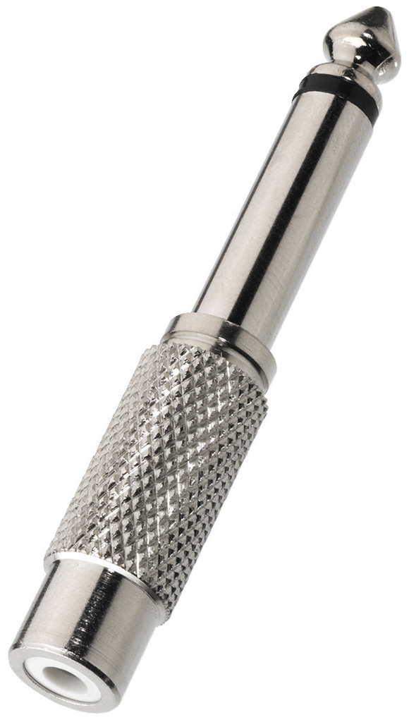 MONACOR NTA-175M 6,3-mm-Mono-Klinkenstecker auf Cinchbuchse