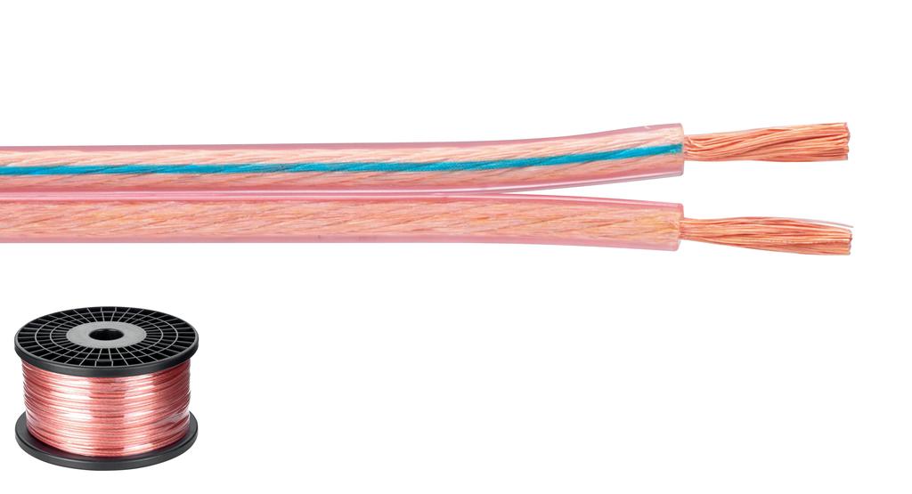 MONACOR SPC-115 Lautsprecherkabel, 2 x 1,5 mm2, 100 m, "HIGH QUALITY"
