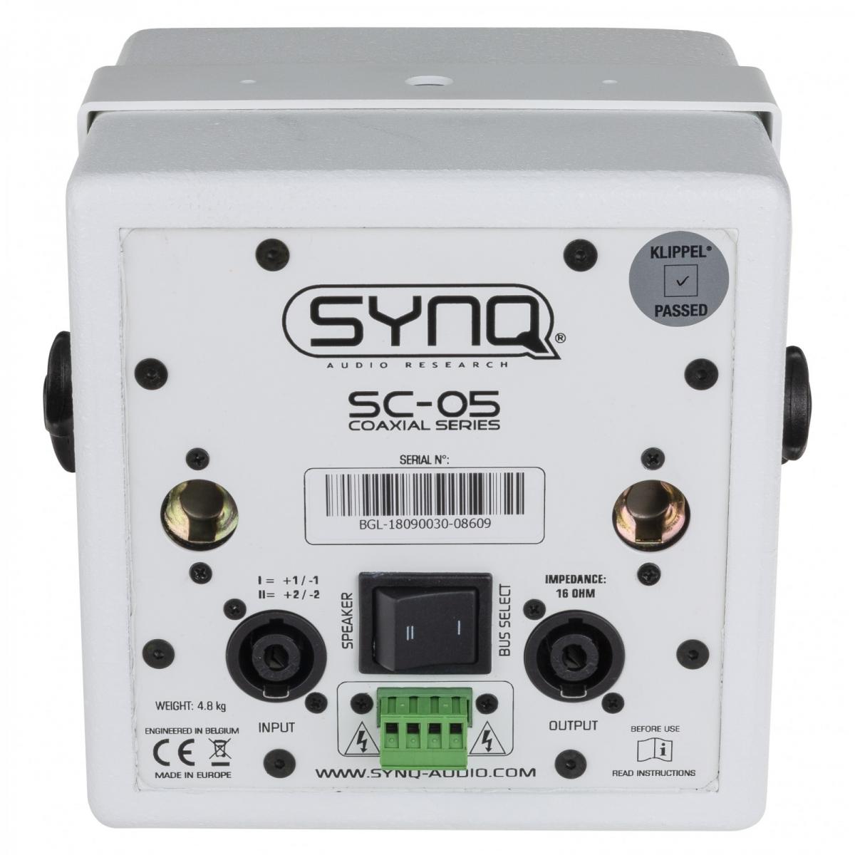 SYNQ Audio SC-05 weiß 5 Koaxial Lautsprecher