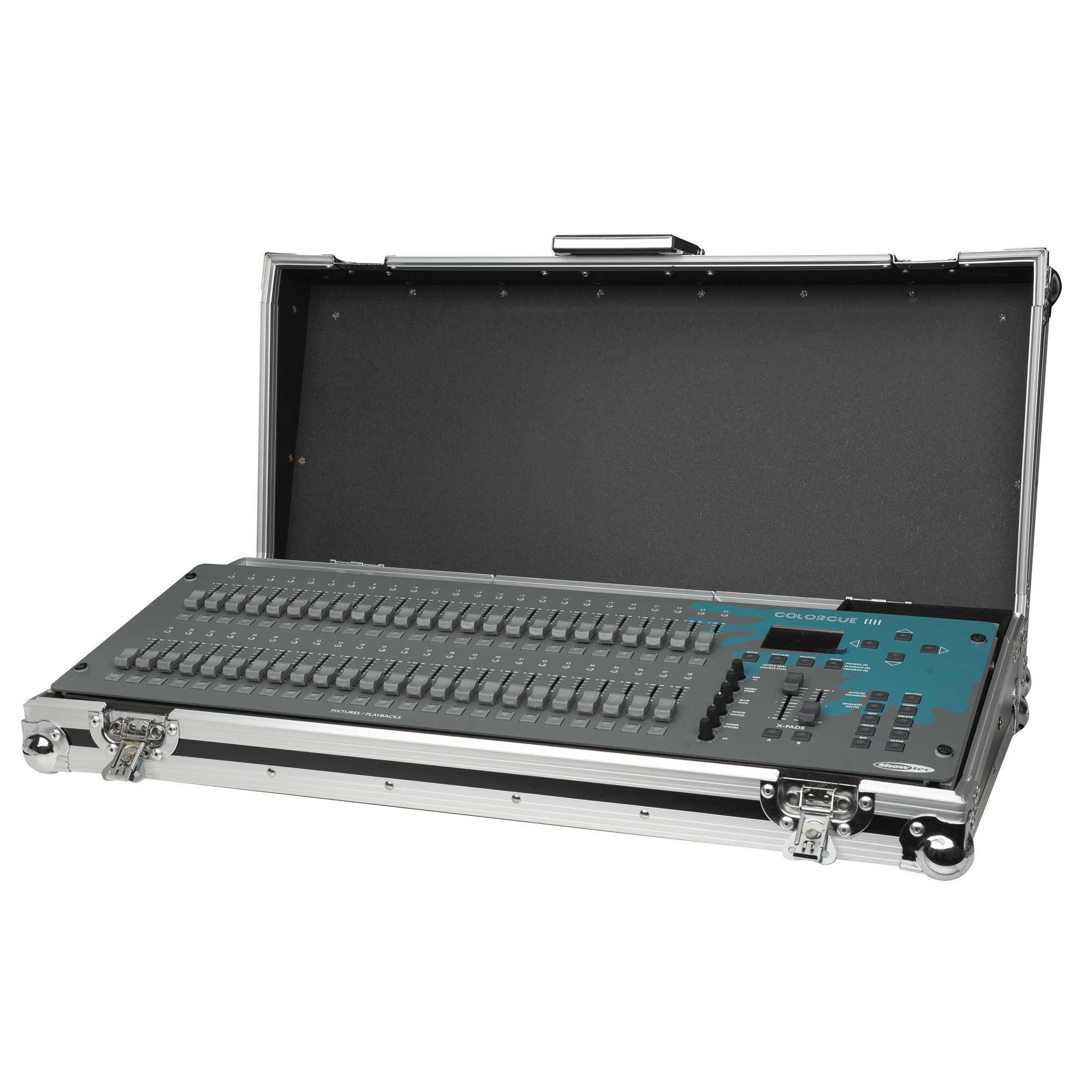 SHOWTEC Case for ColorCue 4 With accessory compartment Flight Case