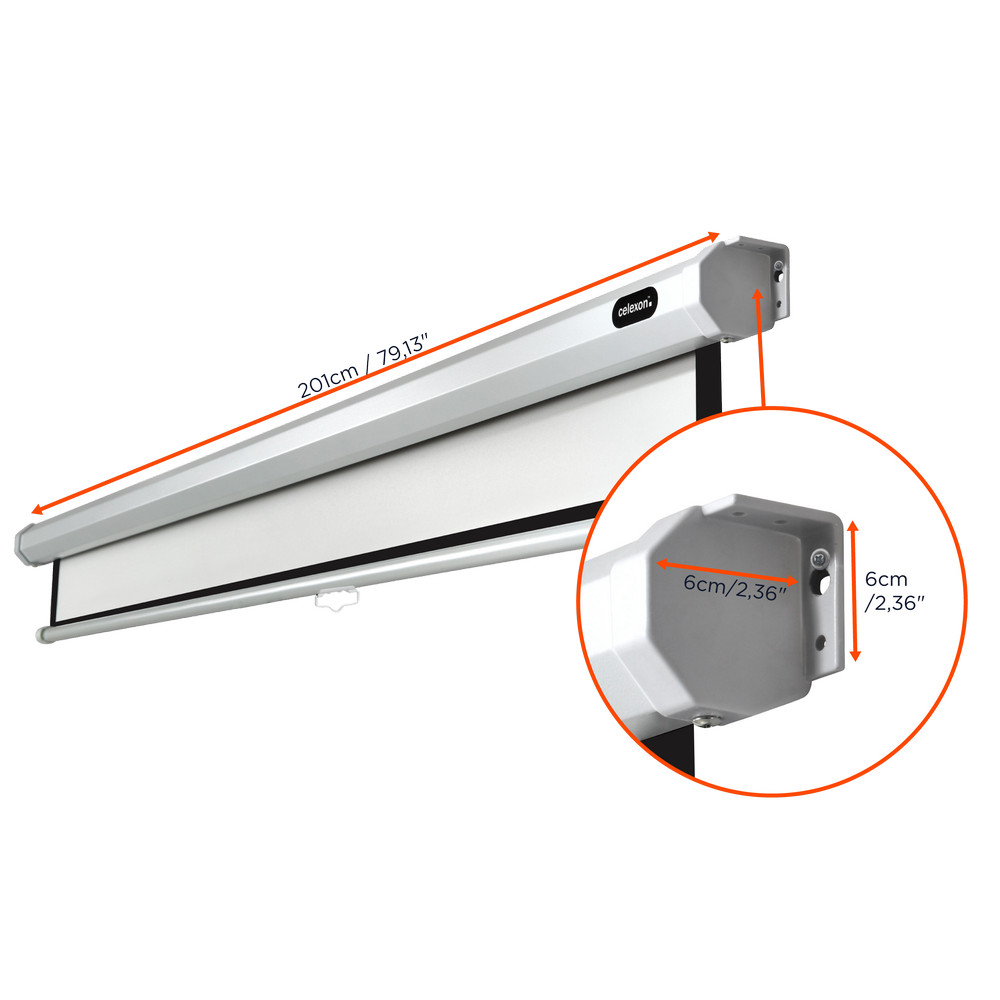 celexon Leinwand Rollo Economy 180 x 102 cm - 81" celexon Leinwand Rollo Economy 180 x 102 cm - 81"