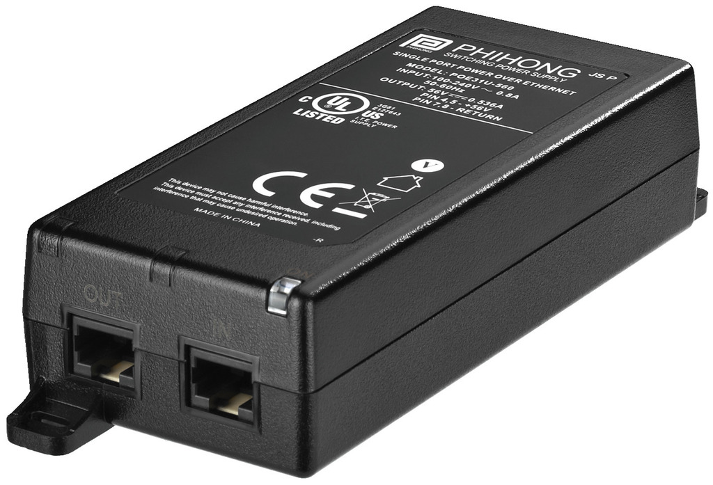 MONACOR POE-130MID Power-over-Ethernet-Midspan MONACOR POE-130MID Power-over-Ethernet-Midspan