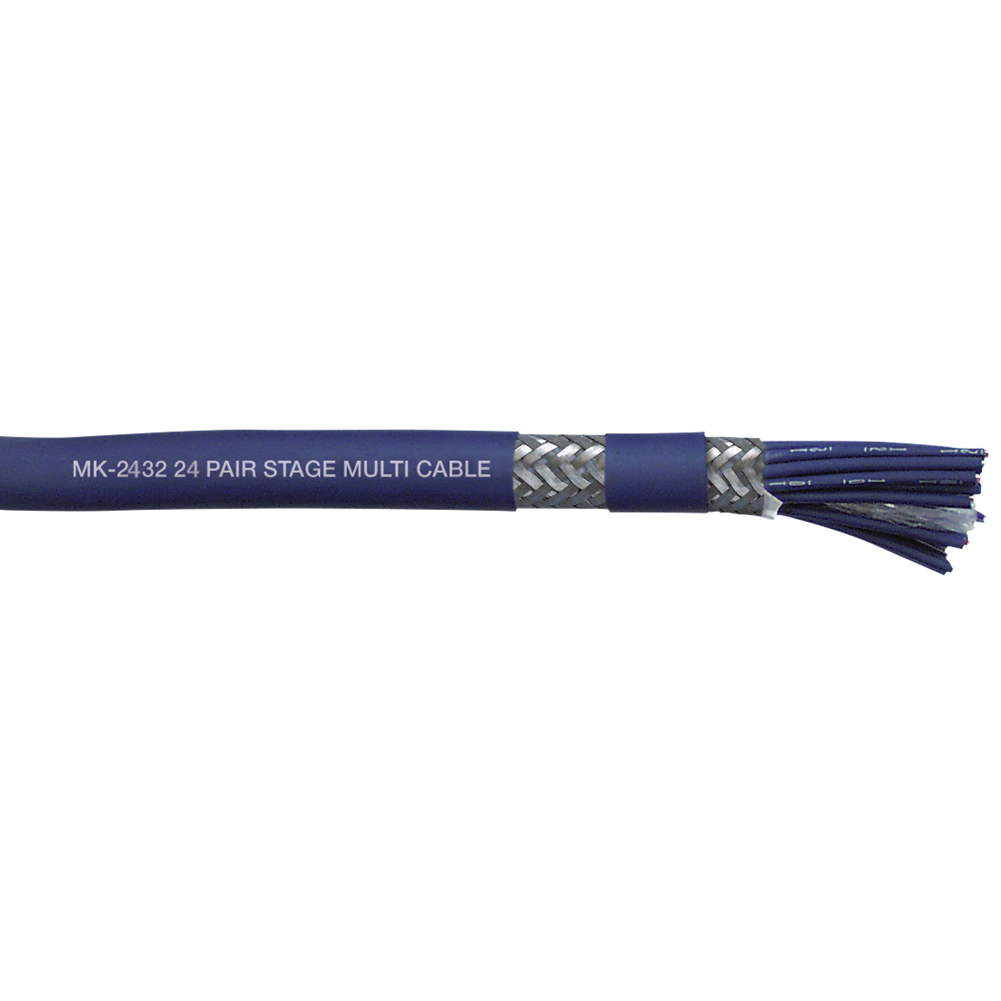 DAP MK-2432 Dark Blue Stage Multicore 24-paariges Kabel - doppelt geschirmt - blau - Preis pro Meter DAP MK-2432 Dark Blue Stage Multicore 24-paariges Kabel - doppelt geschirmt - blau - Preis pro Meter
