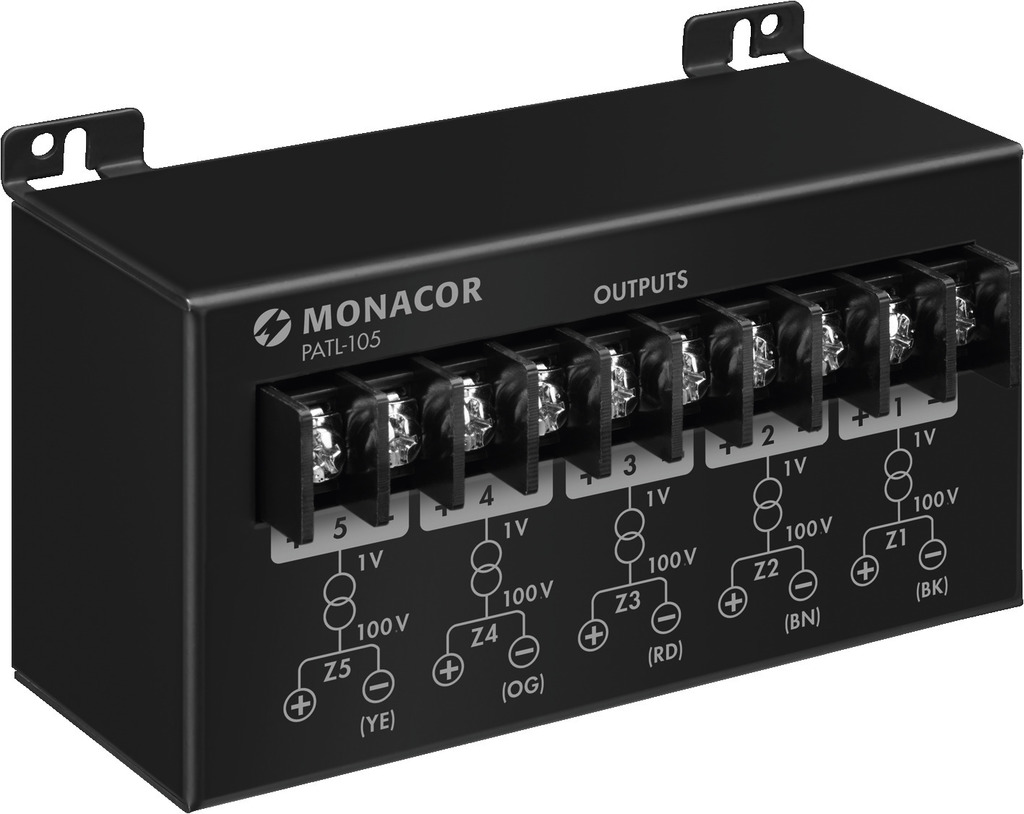 MONACOR PATL-105 5-fach-100-V-Übertrager