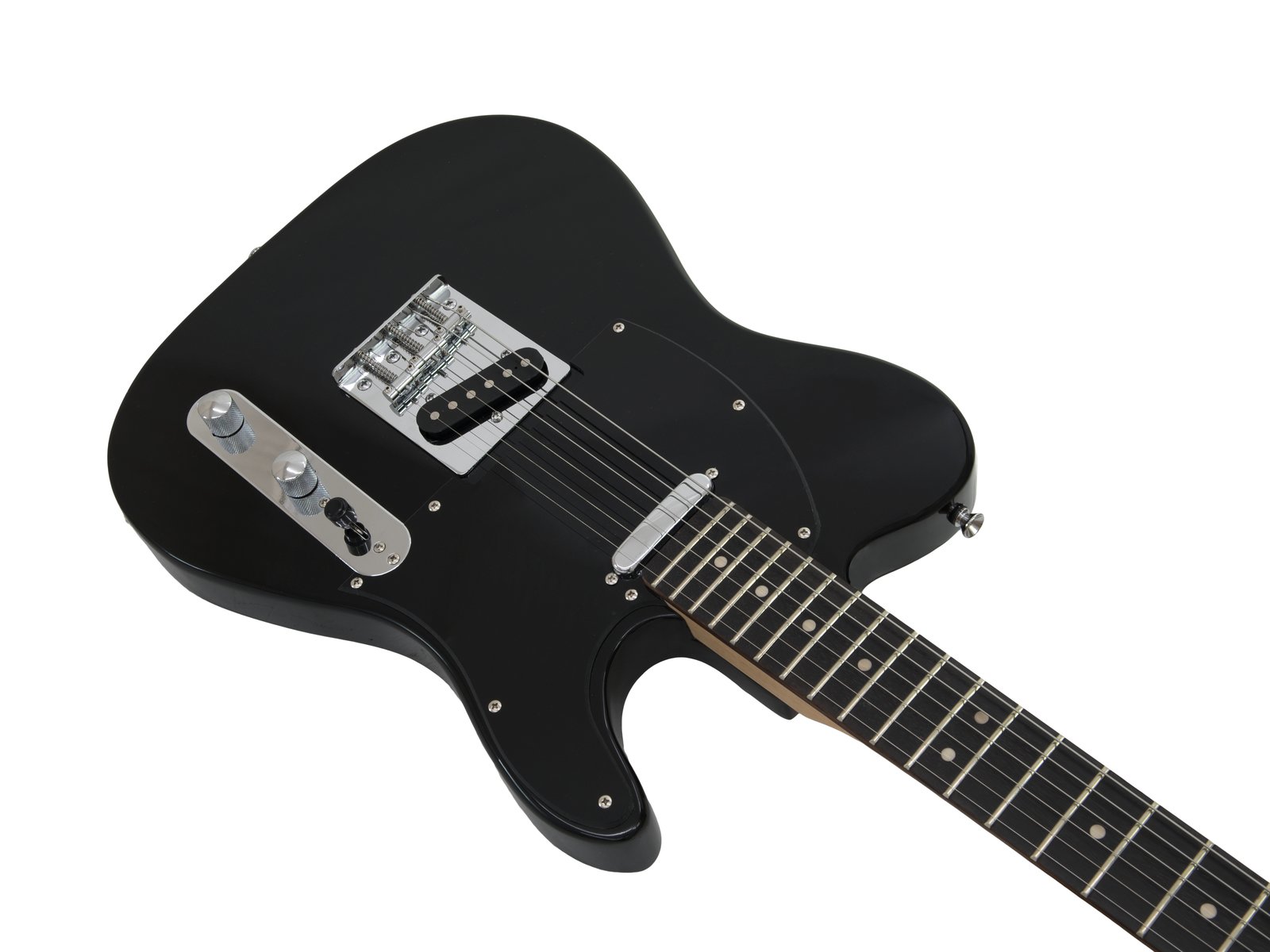 DIMAVERY TL-401 E-Gitarre, schwarz