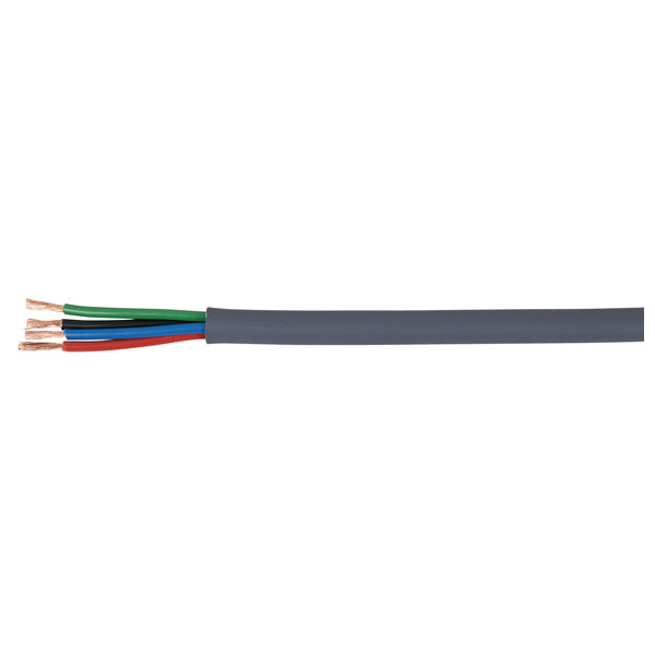 DAP LED Control Cable RGB, Grey 100-m-Rolle, 1,5mm2