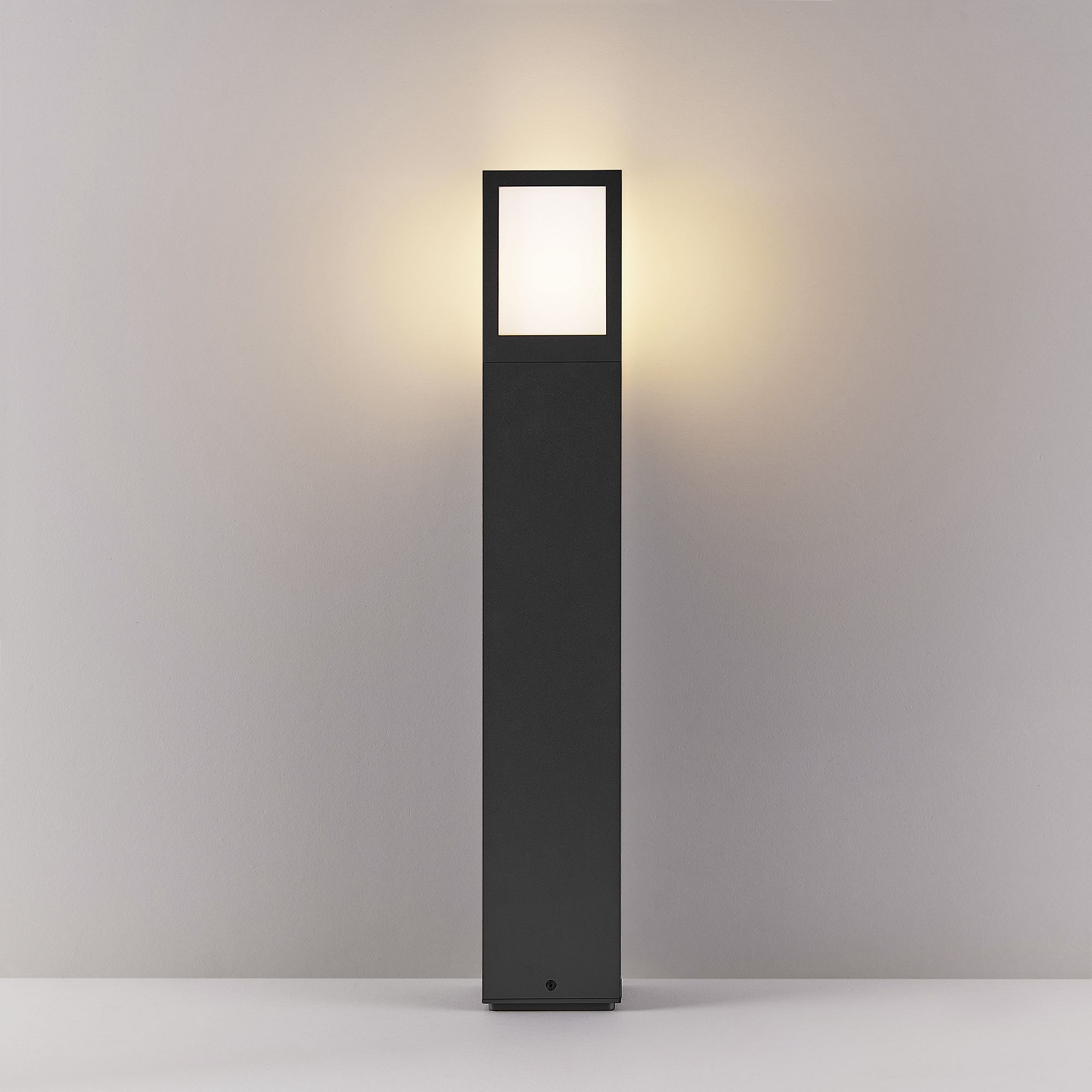 Facado 2 Square opal 650mm, 1x max 20 W, E27, Dunkelgrau