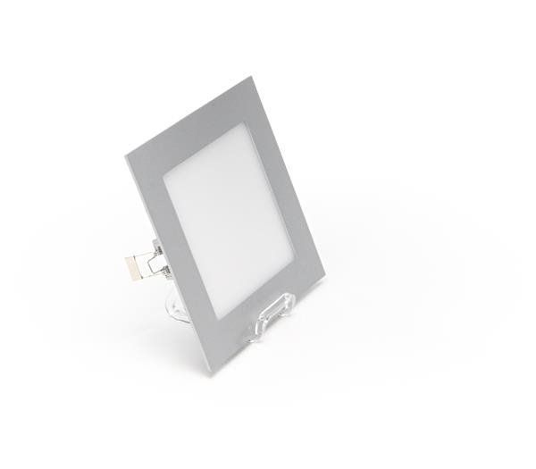 LED Panel Square 15, 13 W, 4000 K, Hellgrau
