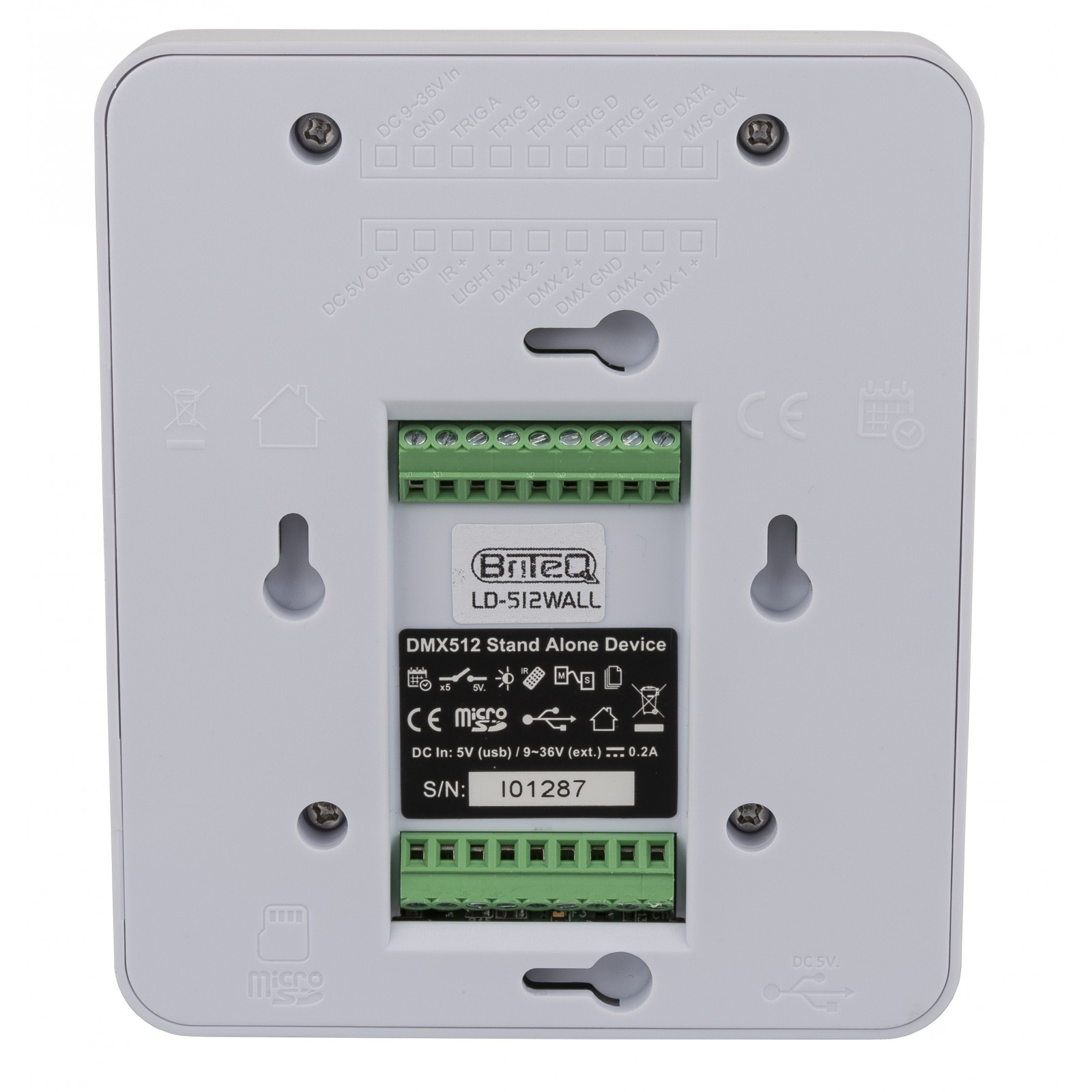 Briteq LD-512WALL+ DMX Interface inkl. Software Briteq LD-512WALL+ DMX Interface inkl. Software