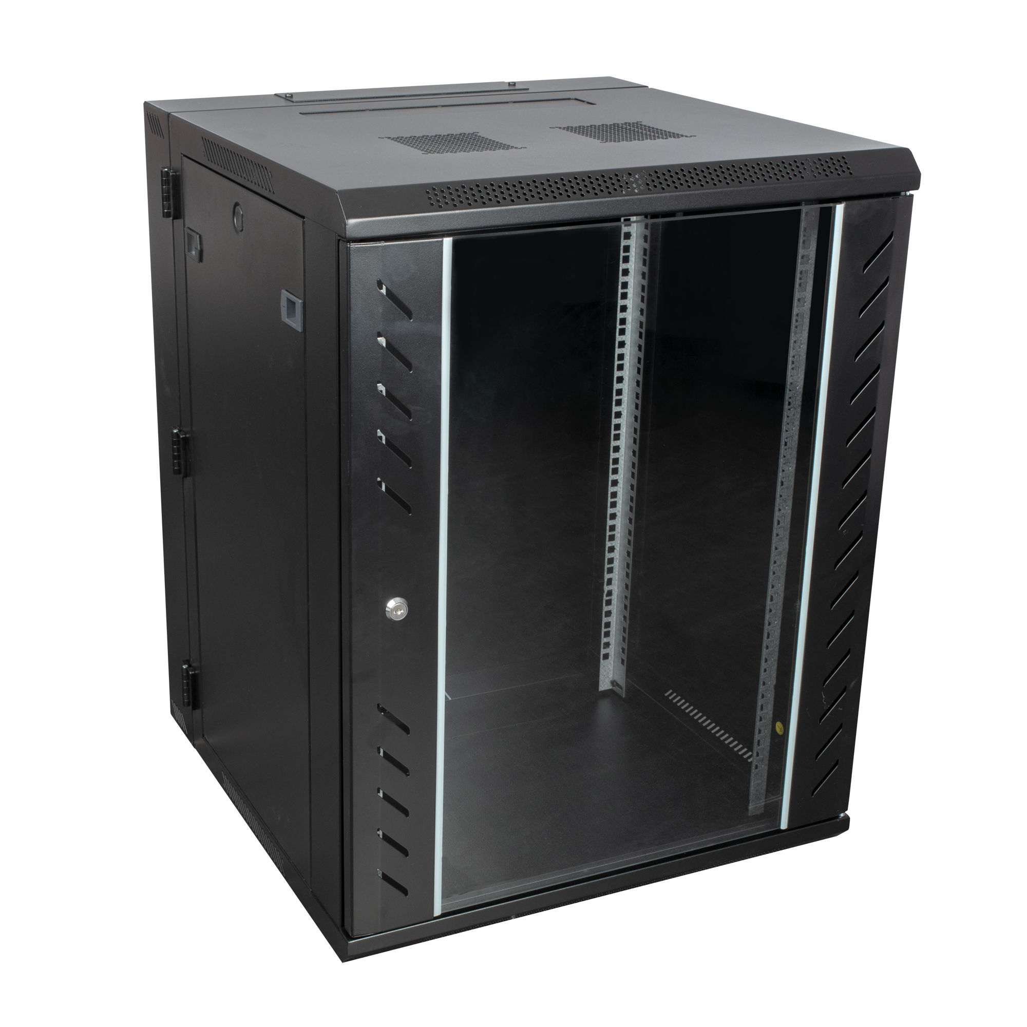 SHOWGEAR RCA-WMH-15 15U 19" Patch Panel Rack, Wandmontage, aufklappbare Rückseite SHOWGEAR RCA-WMH-15 15U 19" Patch Panel Rack, Wandmontage, aufklappbare Rückseite