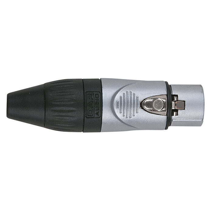 DAP XLR 3P X-type female Schwarze Kappe DAP XLR 3P X-type female Schwarze Kappe