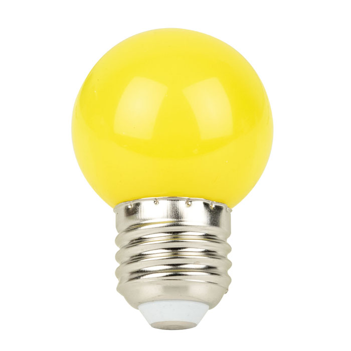 Showgear G45 LED Bulb E27 1 W - gelb - nicht dimmbar