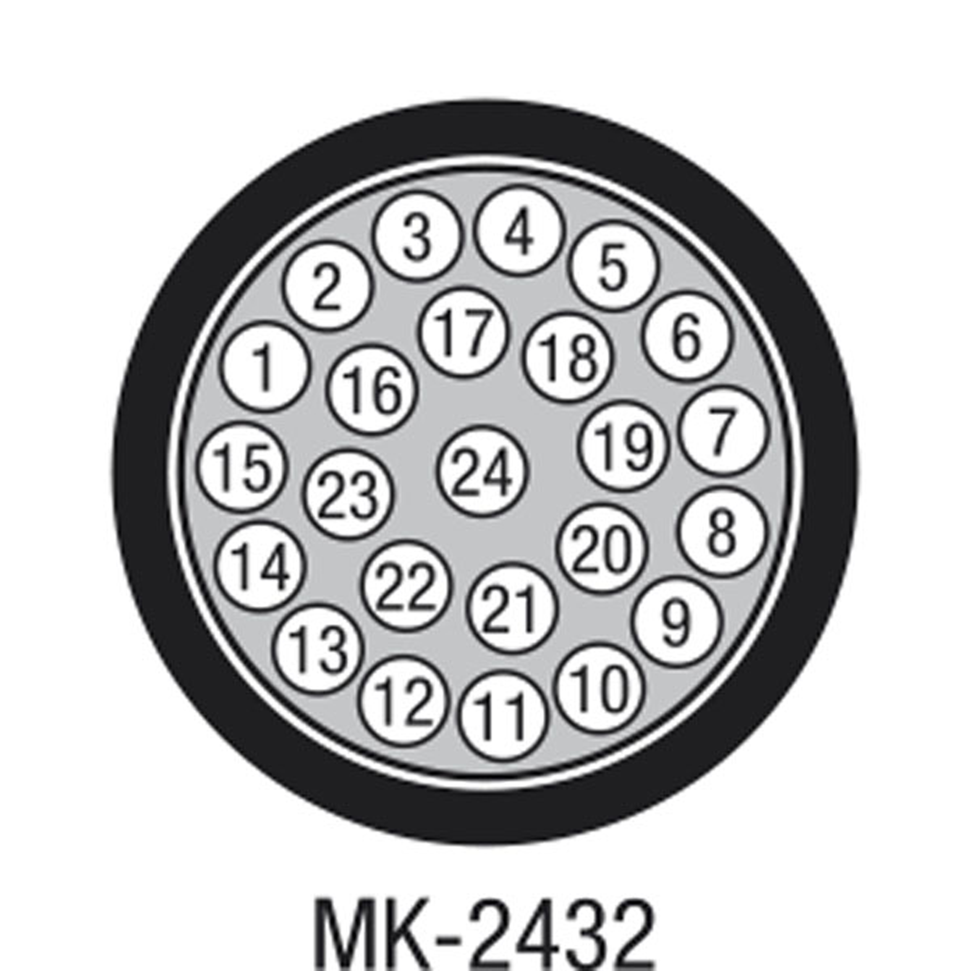 DAP MK-2432 Studio Multicore 24adriges Kabel - doppelt geschirmt
