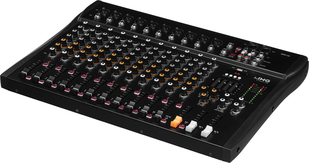 IMG STAGELINE MXR-120 12-Kanal-Audio-Mischpult