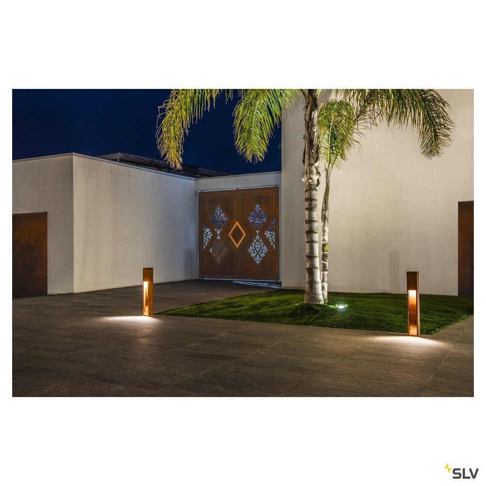 RUSTY 80 LED SLOT Aussenleuchte, eisen gerostet, LED 3000K