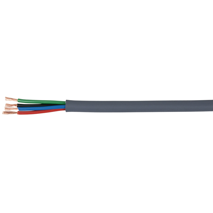 DAP LED Control Cable RGB, Grey 100-m-Rolle, 0,75mm2