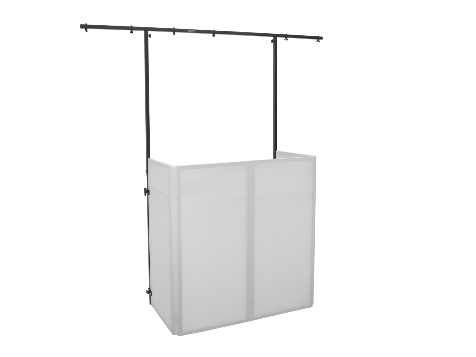 OMNITRONIC Set Compact Mobile DJ Stand inkl. Cover + Überbaurahmen