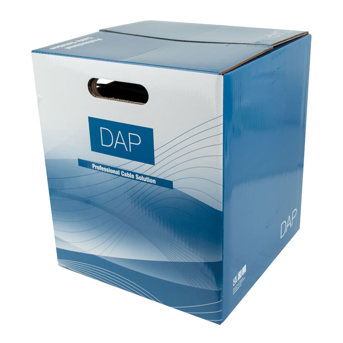 DAP SPC-215-DCA-s2-d0-a3 - CPR Speaker Cable NEN 8012 - 2x 1,5 mm²- 300 m - schwarz