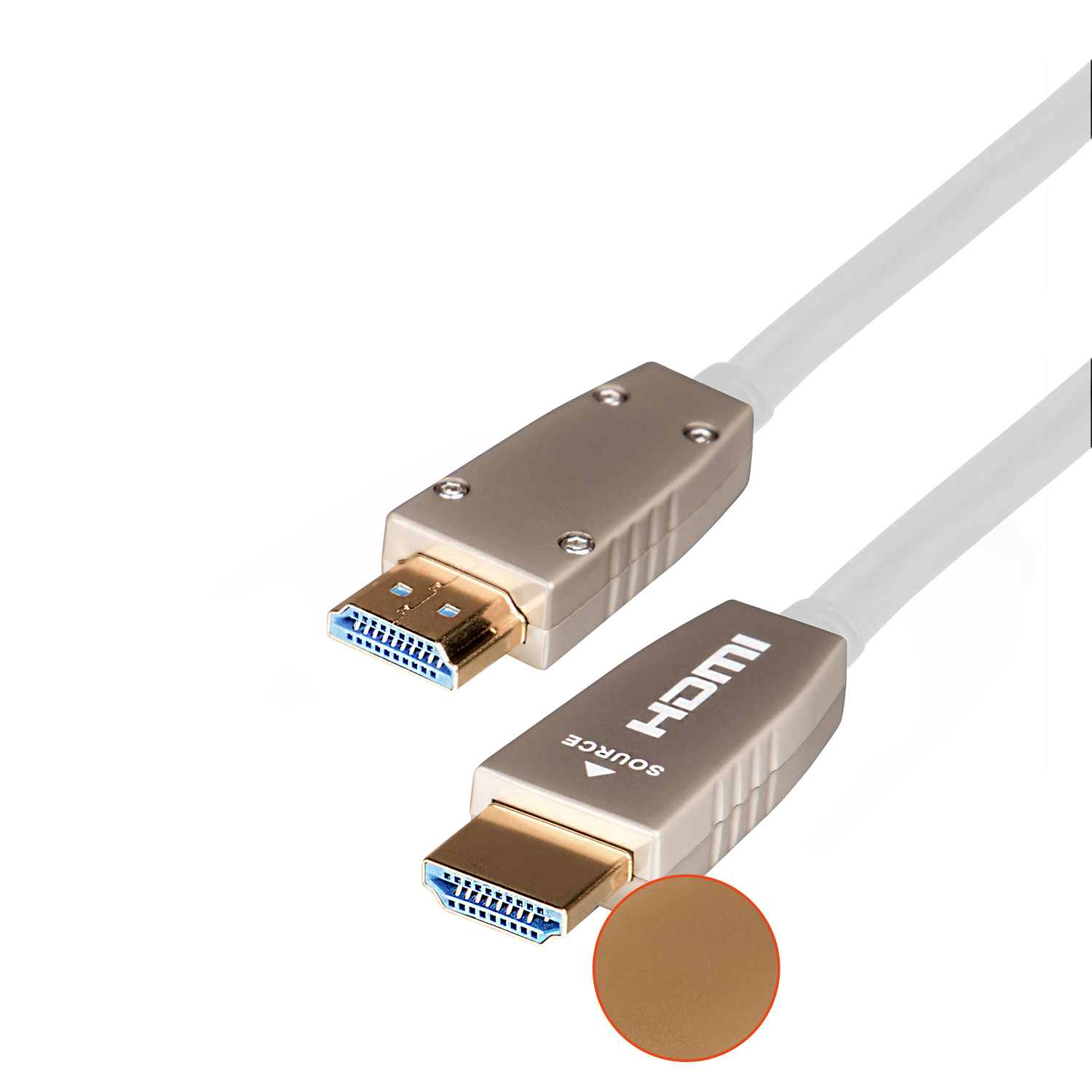 celexon UHD Optical Fibre HDMI 2.0b Active Kabel 20m, weiß