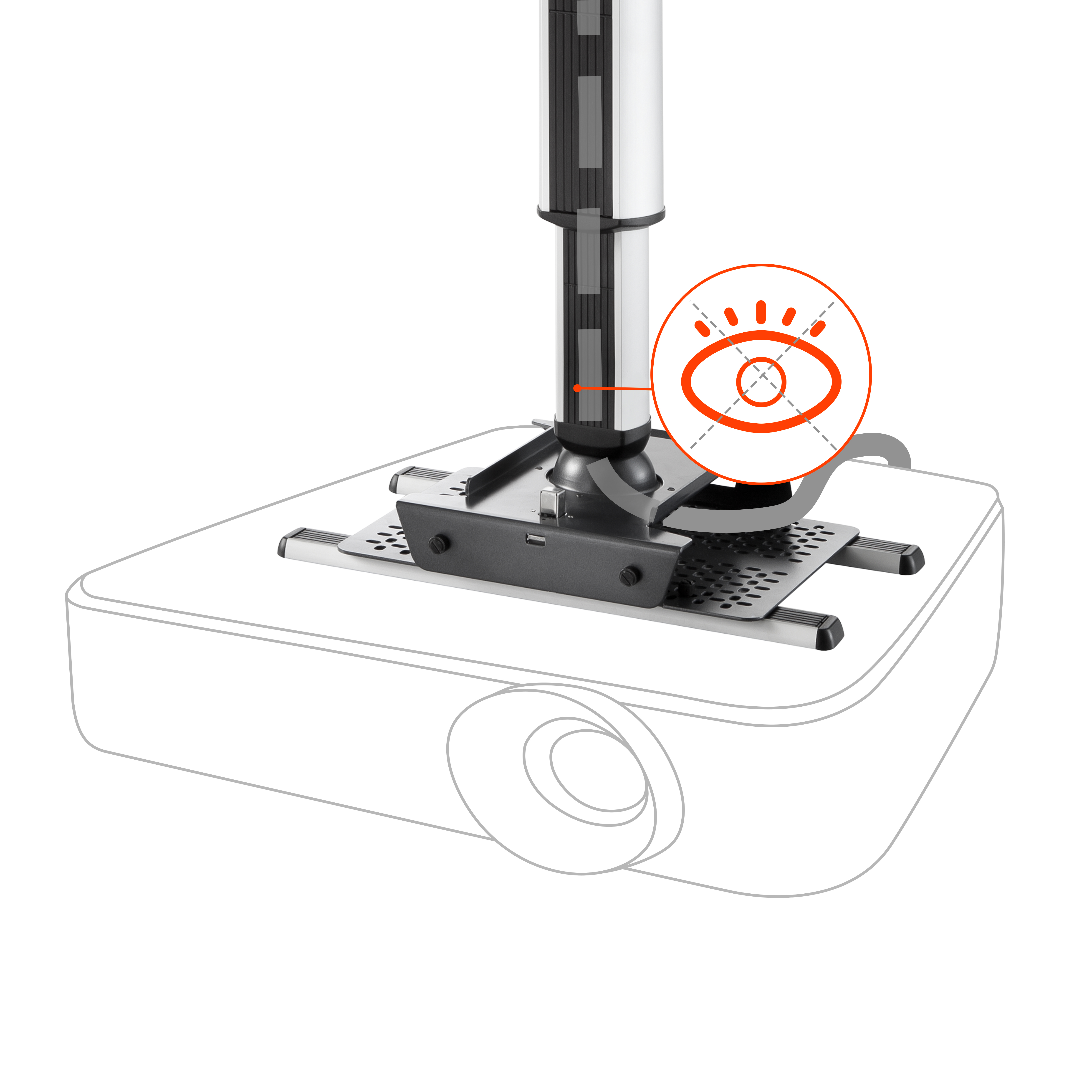 celexon Deckenhalterung universal MultiCel 4070 Expert