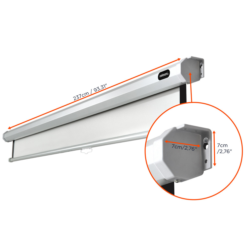 celexon Leinwand Rollo Economy 220 x 220 cm - 122" celexon Leinwand Rollo Economy 220 x 220 cm - 122"