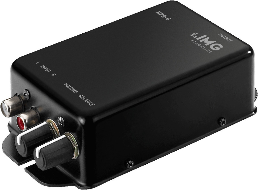 IMG STAGELINE HPR-6 Leistungsfähiger Stereo-Kopfhörerverstärker IMG STAGELINE HPR-6 Leistungsfähiger Stereo-Kopfhörerverstärker