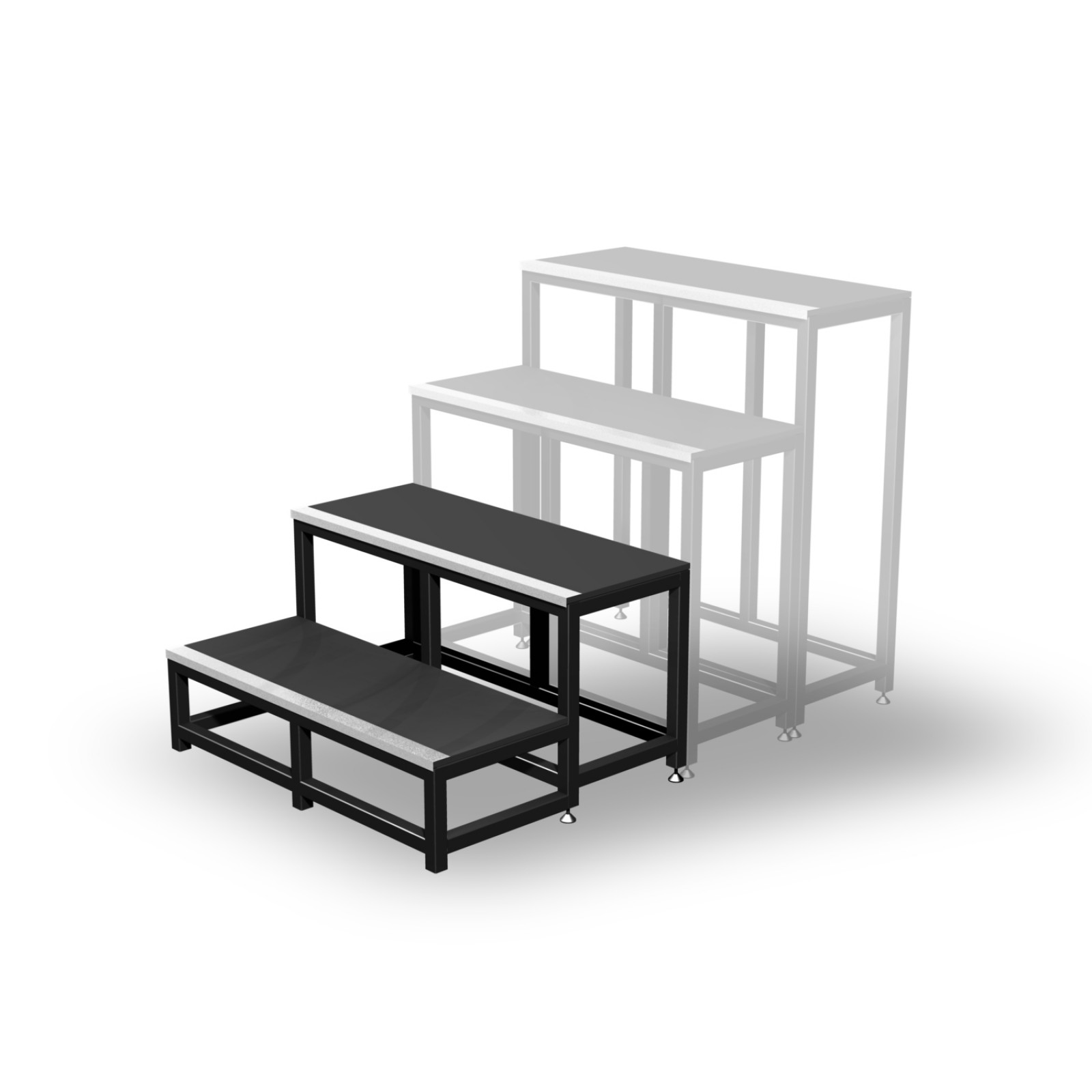 CONTESTAGE PLT-stm40 Bühnentreppe mit 2 Stufen