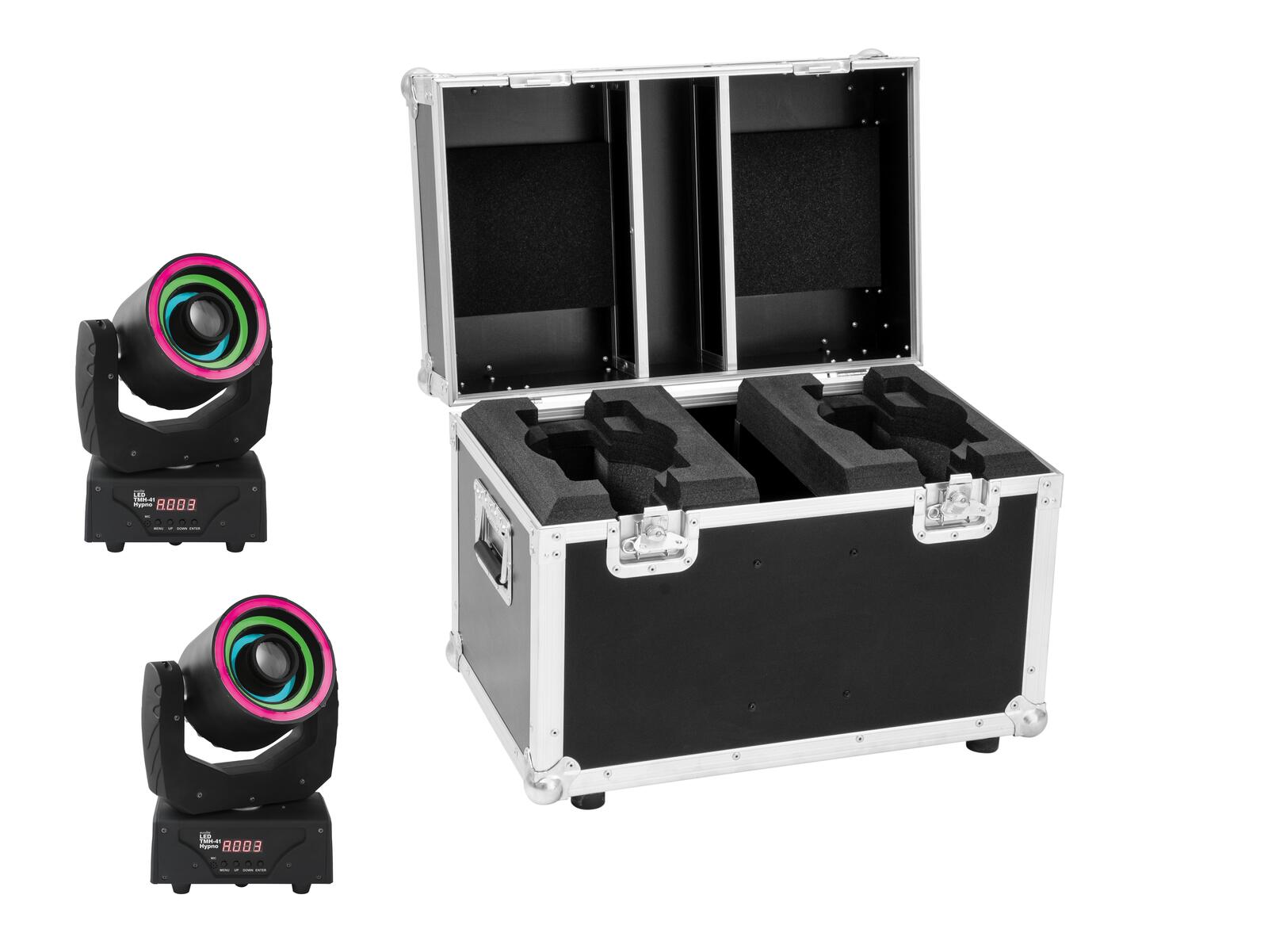 EUROLITE Set LED TMH-41 Hypno Moving-Head Spot + Case EUROLITE Set LED TMH-41 Hypno Moving-Head Spot + Case