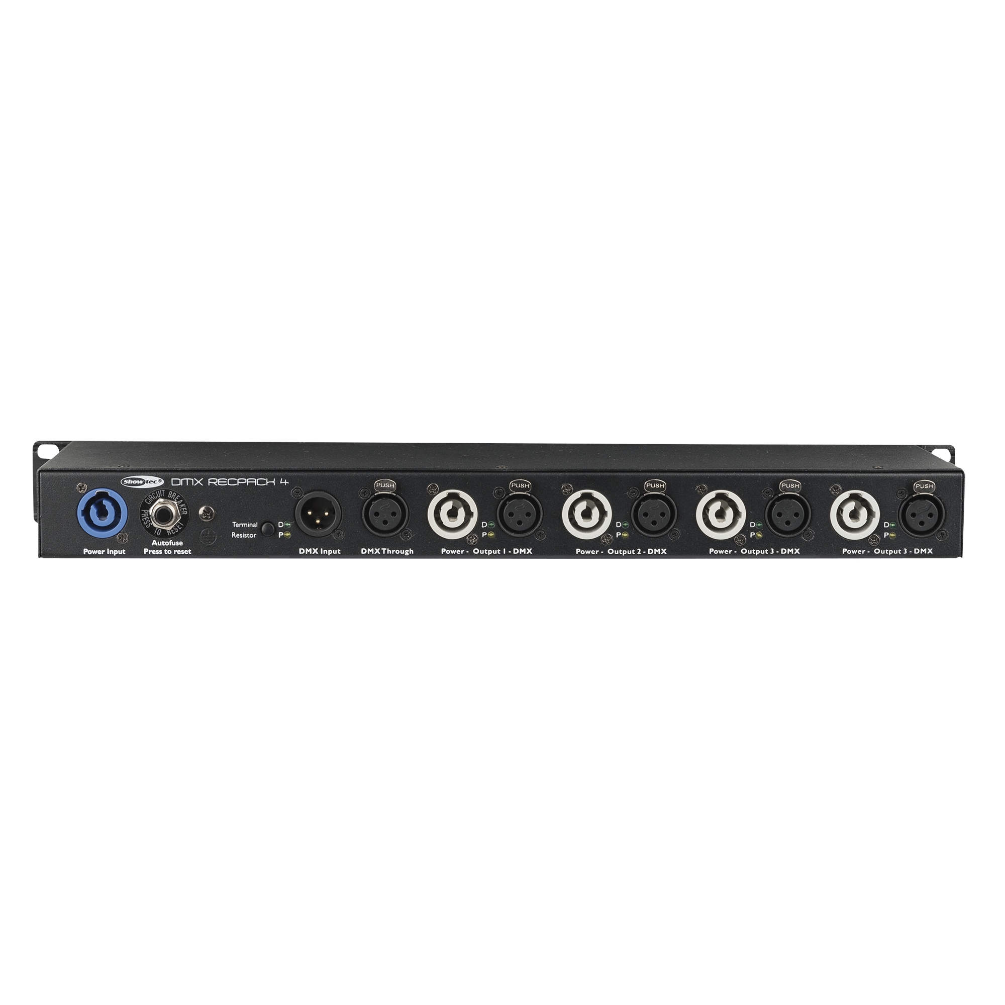 SHOWTEC DMX Recpack 4 DMX Recorder with Programmable Switch Pack DMX-Recorder mit programmierbarem Switch-Pack