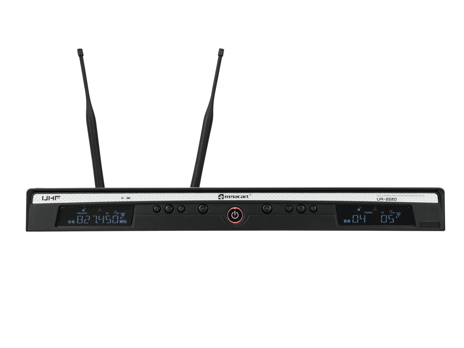 RELACART UR-222D 2-Kanal-UHF-System 823-832 + 863-865 MHz RELACART UR-222D 2-Kanal-UHF-System 823-832 + 863-865 MHz
