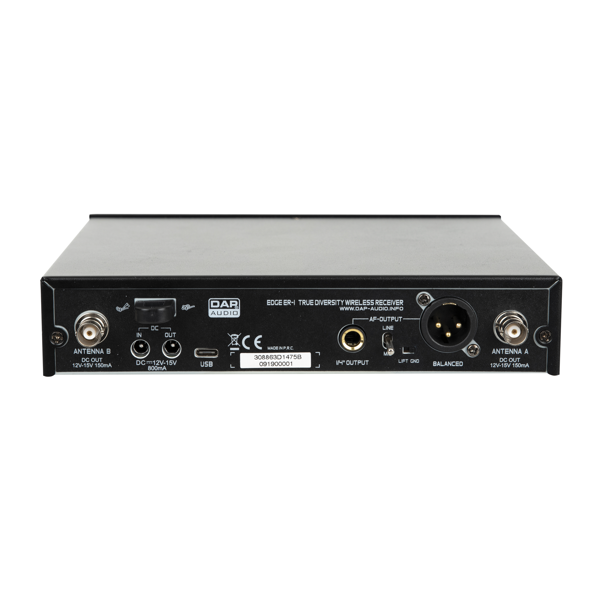 DAP EDGE EHS-1 Kabelloses Handmikrofon-Set - 610-670 MHz