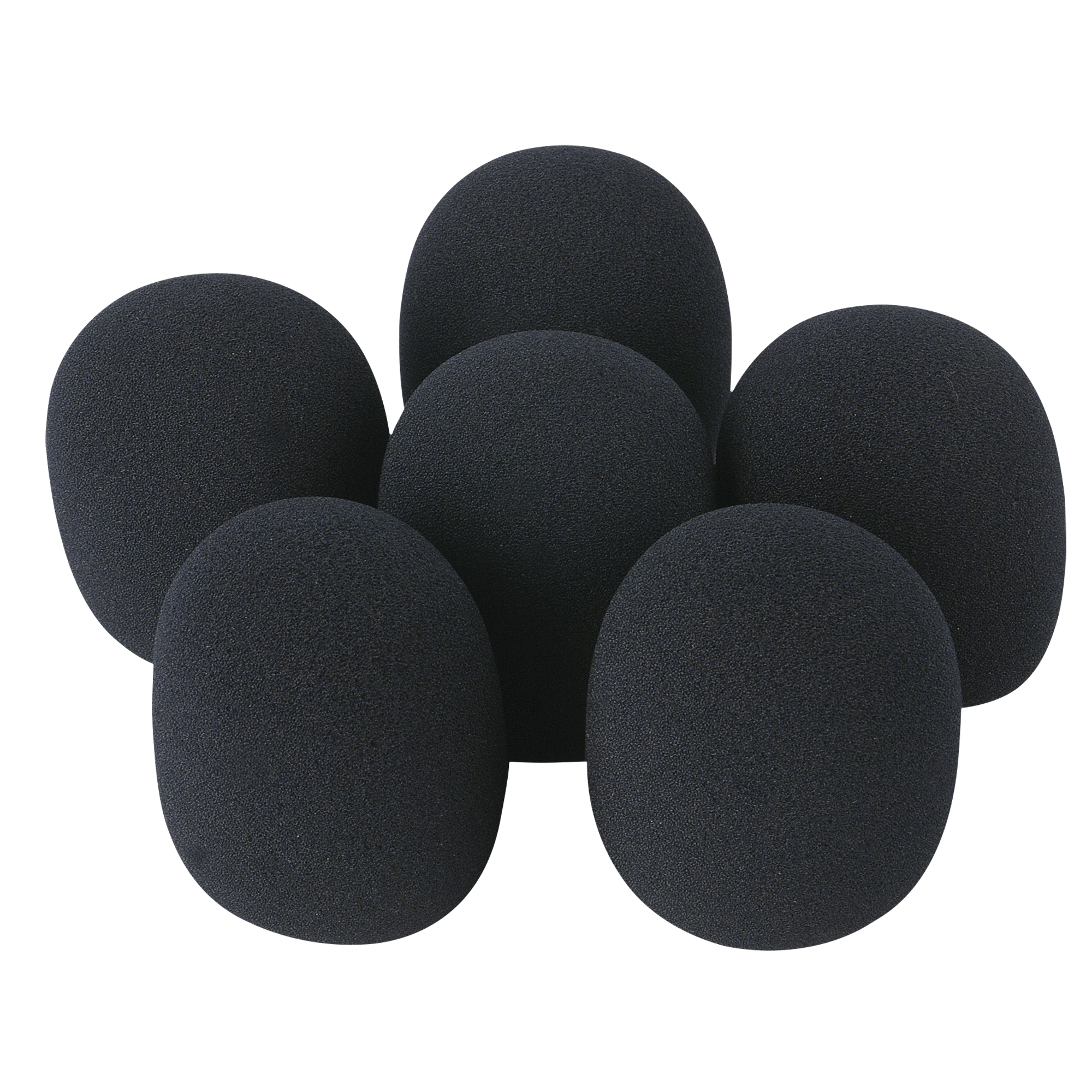 SHOWGEAR DWS-66 - Mic. Wind Screen Set 6 Pcs - Black 6 Stück - Schwarz SHOWGEAR DWS-66 - Mic. Wind Screen Set 6 Pcs - Black 6 Stück - Schwarz